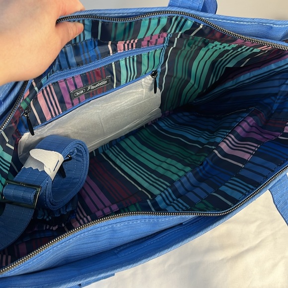 NWT Lug Paddle Carry-all Tote - Brushed Marina - Picture 4 of 6